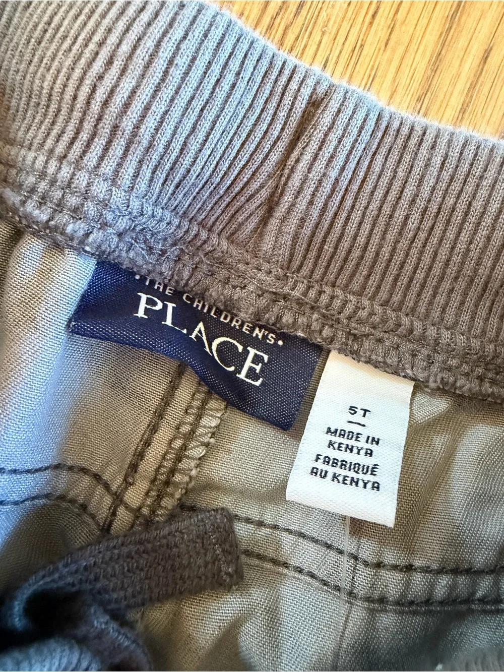 The Children's Place Short-Sleeve Tee, long slv Turkey Tee & 2 pair cargo pants